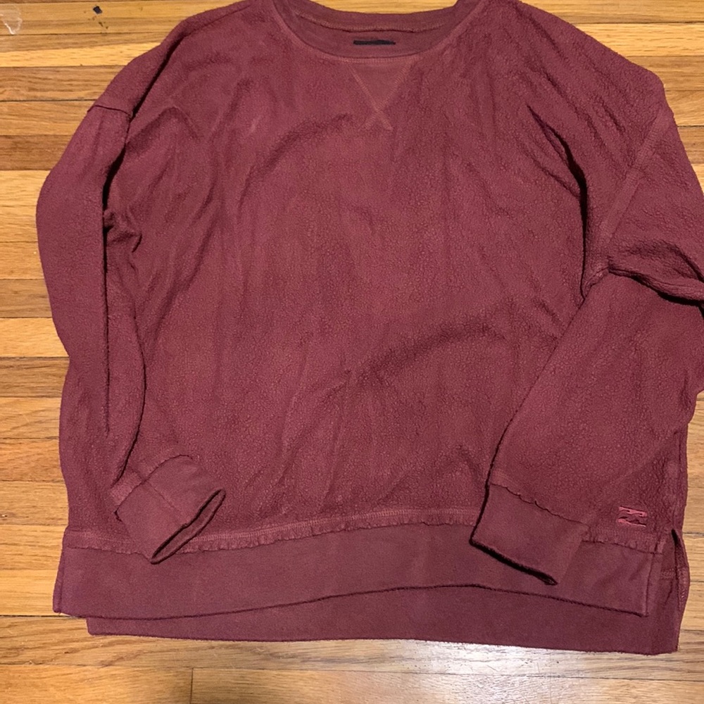 Burgundy crewneck
